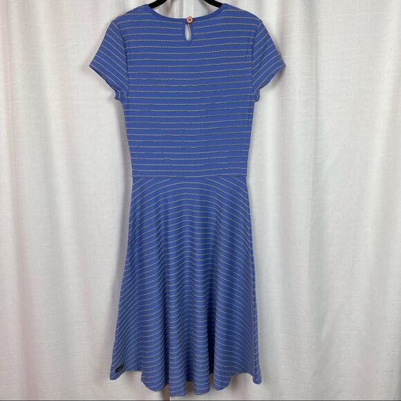 Matilda Jane Blue&Gray Stripe Exploration Dress Sz.XS NWT - Picture 11 of 16